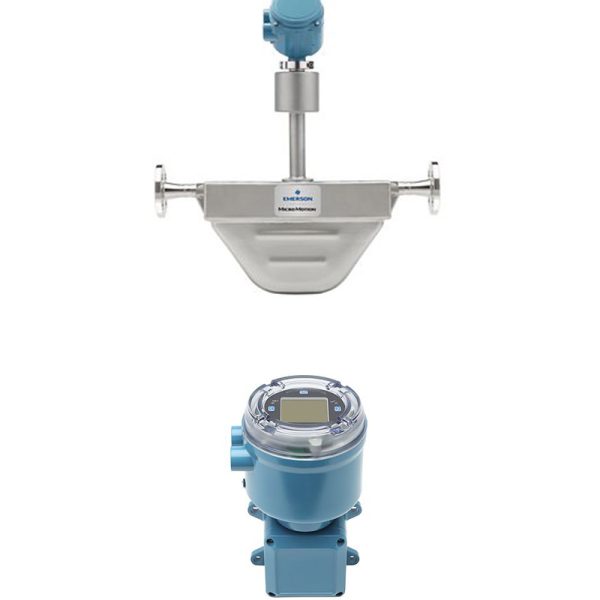 Micro Motion F-Series Coriolis Meter | DN15 | 316L Stainless Steel | F050A Sensor with 1600 Transmitter (High Temperature)